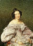 Ferdinand Georg Waldmuller portrait of a lady oil